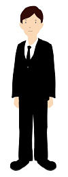 男性喪服