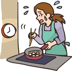 料理に時間がかかる