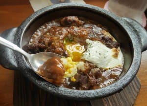 昔の焼きカレー