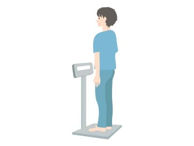 体重測定の画像
