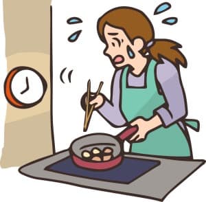 料理に時間がかかる