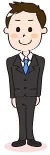 入社式の男性服装